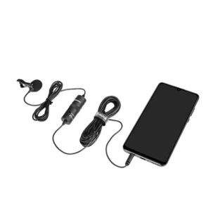 BOYA BY-M1 omnidirectional lavalier mic for crisp audio