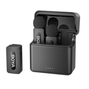 BOYA BY-V30 2.4 GHz Dual-Channel Wireless Microphone System