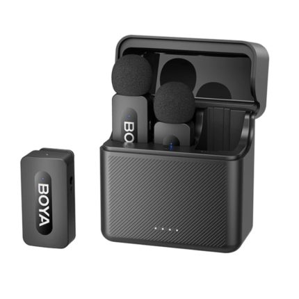 BOYA BY-V30 2.4 GHz Dual-Channel Wireless Microphone System