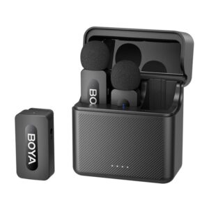 BOYA BY-V35 2.4 GHz Dual-Channel Wireless Microphone for Camera