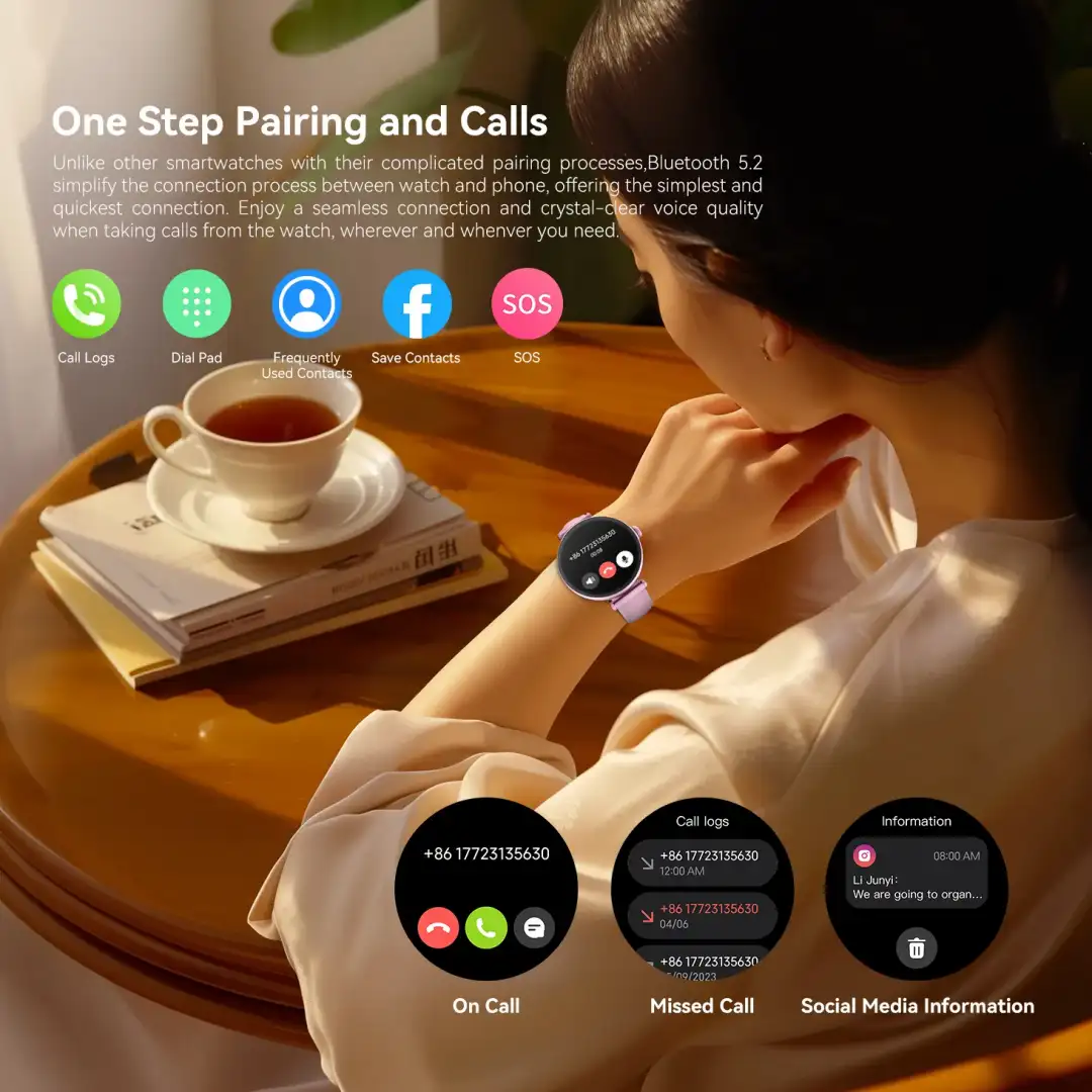 Kieslect Pura Ele smartwatch with calling support