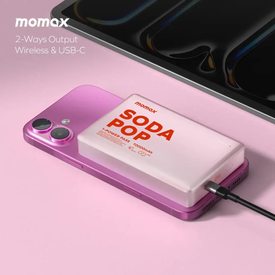 Premium Momax magnetic power bank with unique design