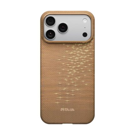 PITAKA Ultra-Slim Golden Glint Case for iPhone 17 Pro Max