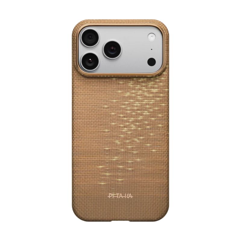 PITAKA Ultra-Slim Golden Glint Case for iPhone 17 Pro Max PITAKA Ultra-Slim Golden Glint Case for iPhone 17 Pro Max