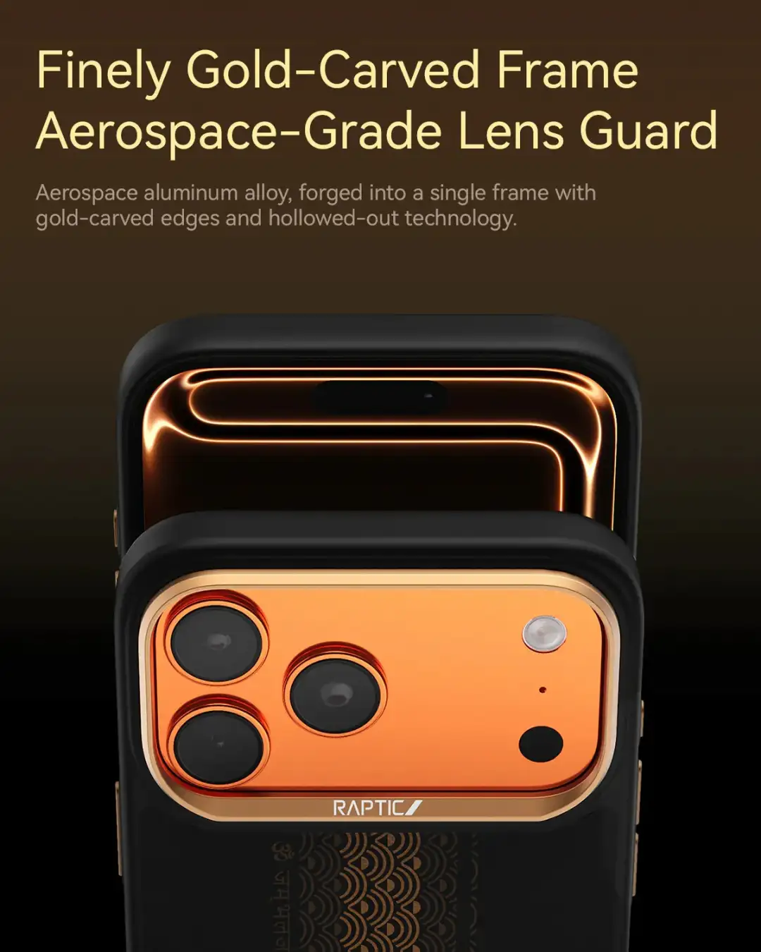 Premium aramid fiber case with strong dual protection