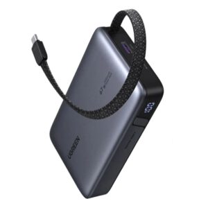 UGREEN PB550 67W 20000mAh Power Bank with Built-in Cable (55996B)
