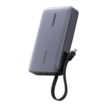 UGREEN PB551 Nexode 145W 20000mAh Power Bank with Built-in Cable (55992B)