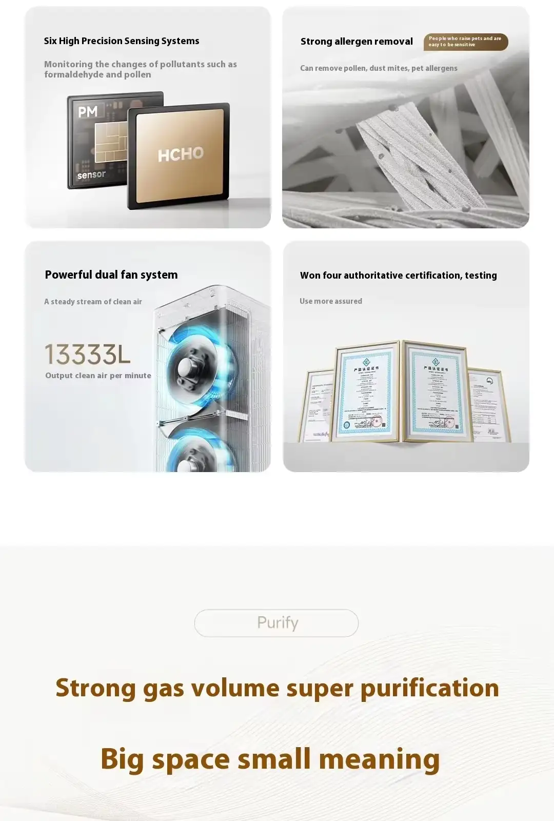 Xiaomi Mijia 5 Pro air purifier with high performance