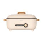 Zhenmi ED4001 4L Multi-Function Electric Cooking Pot with Non-Stick Pan 1500W