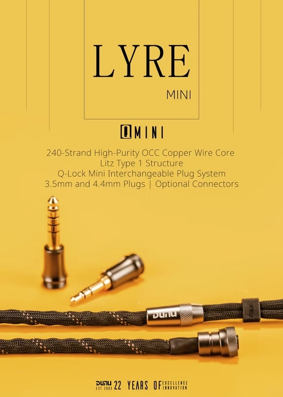 DUNU Lyre Mini 240 Strand OCC Copper IEM Cable