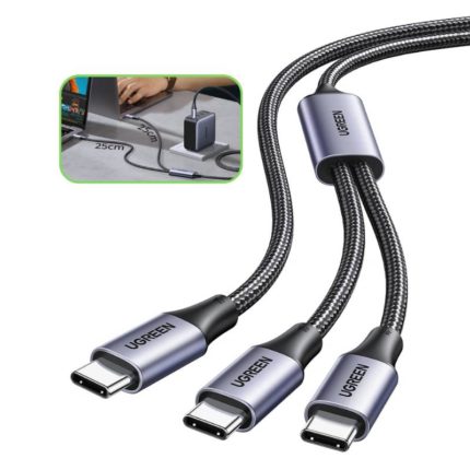 UGREEN US561 USB-C 2-in-1 PD Fast Charging Cable (35087)