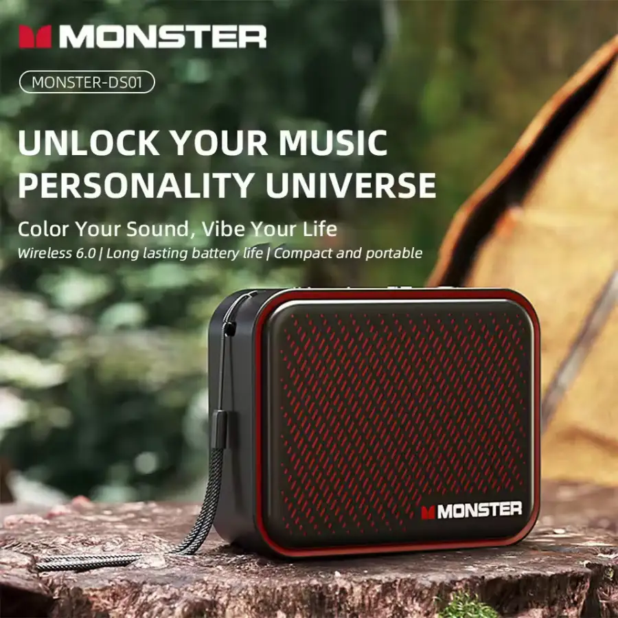 Monster Soundbase DS01 portable bluetooth speaker waterproof wireless compact speaker Bangladesh