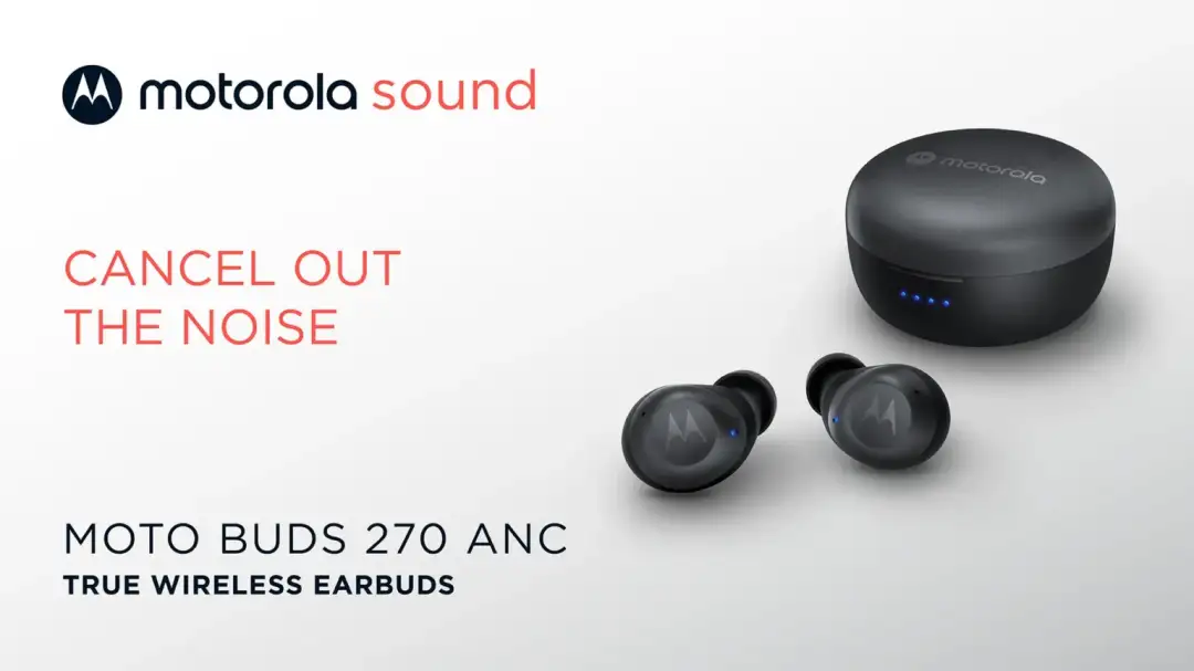 Motorola Moto Buds 270 ANC charging case and true wireless earbuds Bangladesh