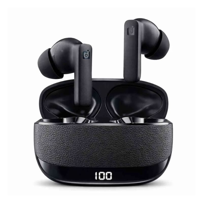 SoundKing DXR100 ANC TWS Earbuds Front View SoundKing DXR100 ANC TWS earbuds wireless bluetooth earbuds with ANC front design