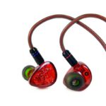 TANGZU Waner SG 2 Red Lion Bass Edition 10mm PET Single Dynamic IEM earphones front view