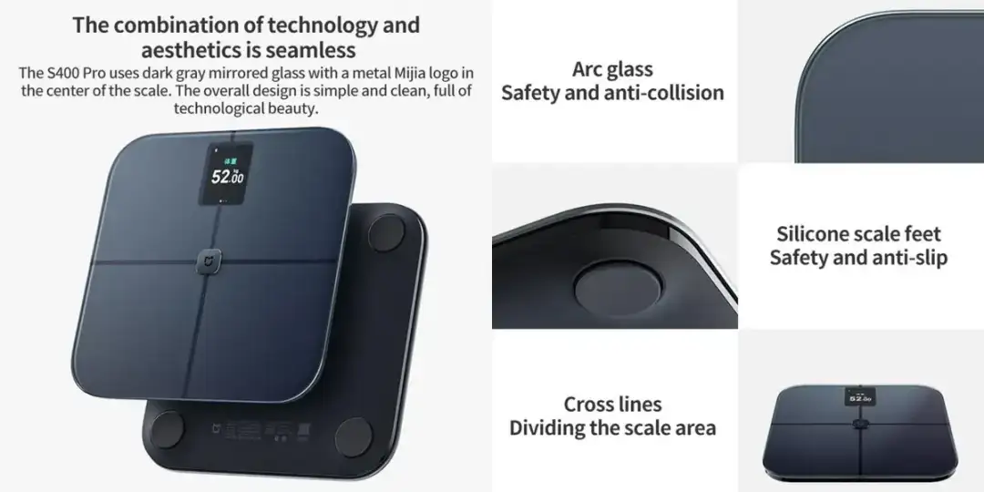 Dual frequency body analysis smart scale by Xiaomi