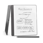Amazon Kindle Scribe 2nd Gen ebook reader front view with stylus