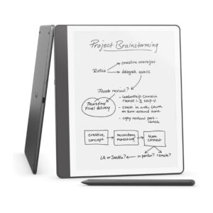 Amazon Kindle Scribe 2nd Gen ebook reader front view with stylus