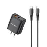 AWEI PD81C-US charger USB and Type-C ports detail