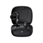 : Baseus Bowie E20s ENC TWS earbuds front view with charging case