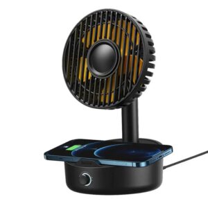 Baseus BS-W513 wireless charger with fan main design for desktop use