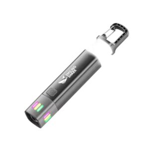 Smiling Shark SD-1018A outdoor flashlight high power torch front design