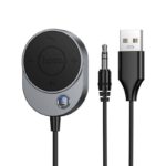 Hoco E150 Bluetooth AUX receiver main design for car audio streaming