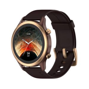 Noise Evolve 3 Smartwatch with 1.43 inch AMOLED display and metallic silver strap