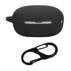 QCY MeloBuds N30 protective cover in black with hanging buckle