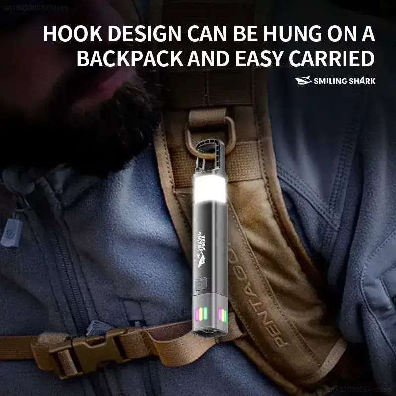 Smiling Shark SD-1018A flashlight adjustable zoom focus