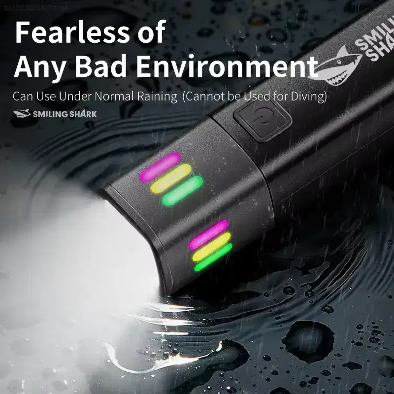 Smiling Shark SD-1018A outdoor flashlight sleek portable design