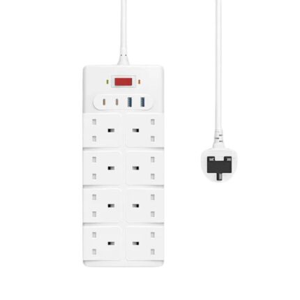 WiWU Wi-S009 20W GaN 12-in-1 desktop power strip front design