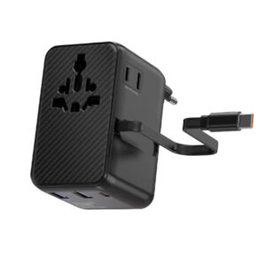 WiWU Wi-UA009 Aramid Fiber Warrior 70W GaN universal adapter fast charging wall charger front design