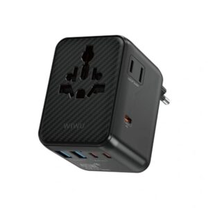 WiWU Wi-UA010 45W Warrior GaN universal adapter fast charging wall charger front design