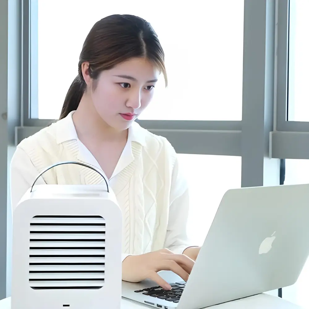 Xiaomi Microhoo MH02C portable air cooler main design for personal cooling