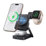 Baseus PicoGo AF21 3 in 1 Qi2 wireless charger main design