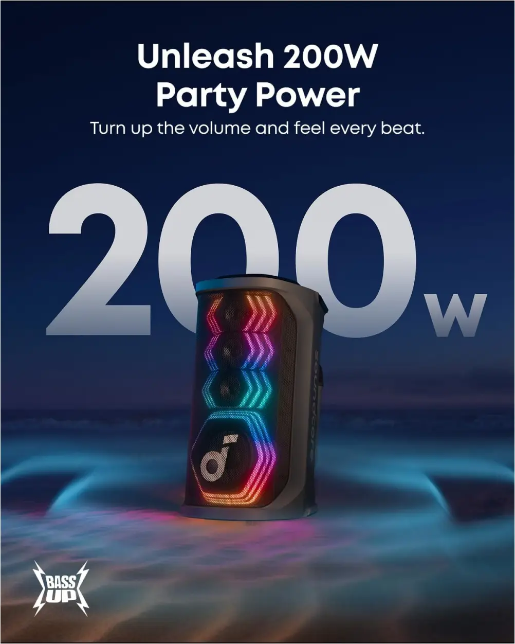 Soundcore Rave 3S bluetooth party speaker powerful sound system