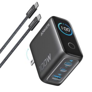 Anker Zolo 100W GaN 3 port fast charger B121B main design