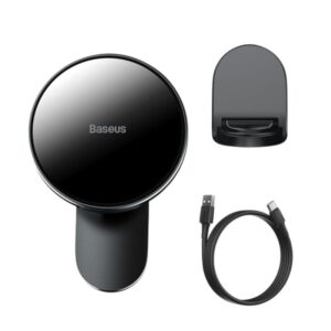 baseus wxjn-01, big energy car mount charger, 15w wireless car charger, magsafe magnetic car mount, qi wireless car charger, dashboard air vent phone holder