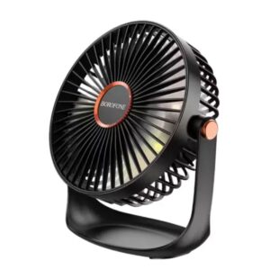 BOROFONE DBF02 desktop fan with light main design