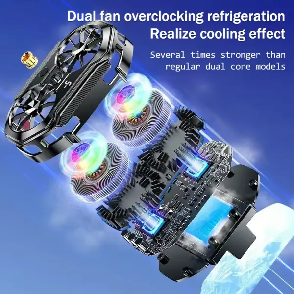 GUQILE FS06 Dual Cooling Mobile Phone Cooler