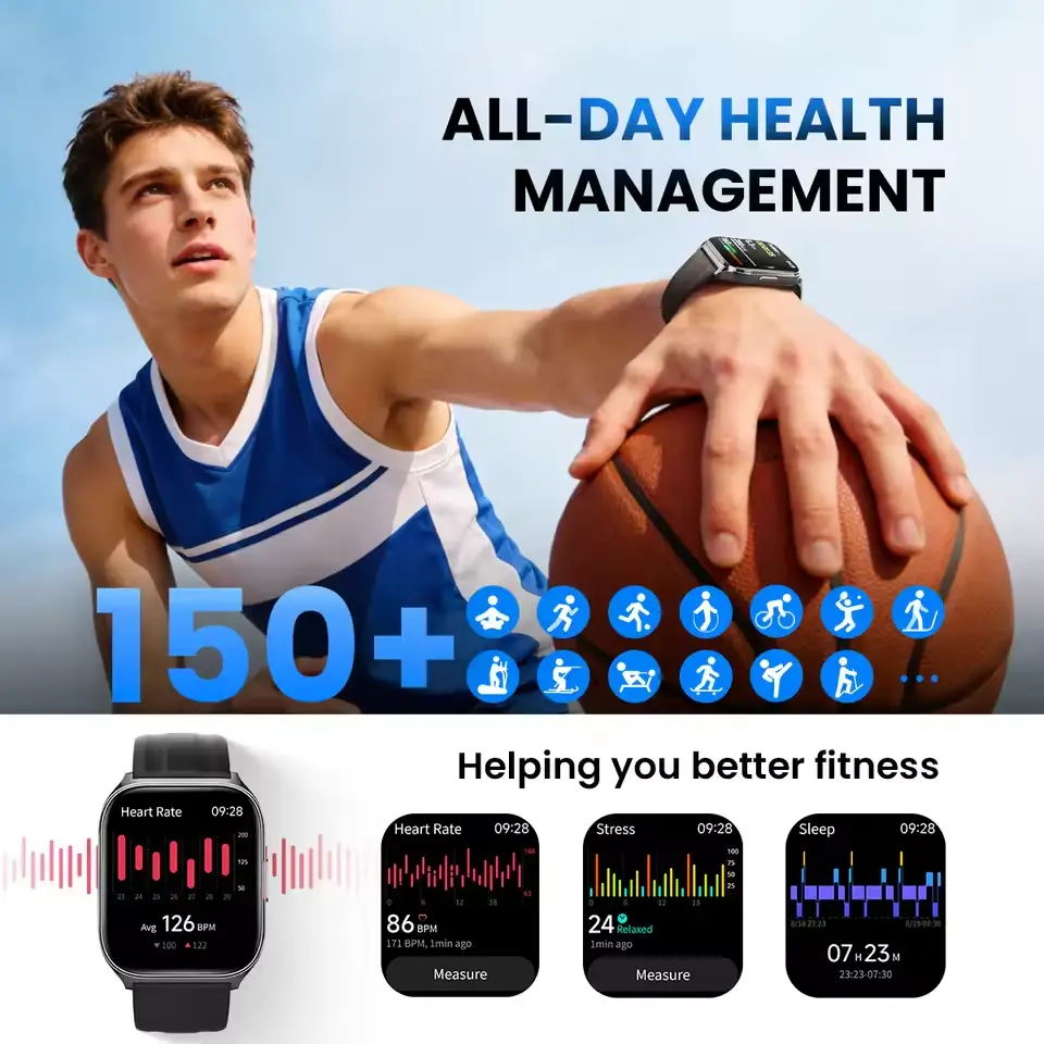 Haylou Watch 3 AMOLED Smartwatch with Voice Calling Haylou Watch 3 smartwatch with all day health monitoring and 150 plus sports modes fitness tracking