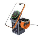 Hoco DWQ04 wireless charger stand compact desk charging solution