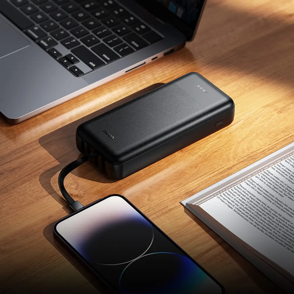 HOCO J163A 20000mAh Power Bank Dual USB Type-C Lightning