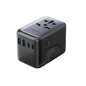 Joyroom JR-TCW02 65W universal travel adapter multi port charger with USB-C and USB-A fast charging