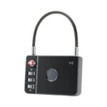 MiLi MiLock TSA luggage lock with MiTag Apple tracker main design