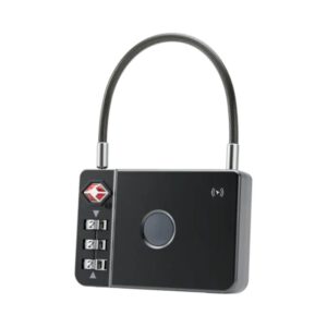 MiLi MiLock TSA luggage lock with MiTag Apple tracker main design
