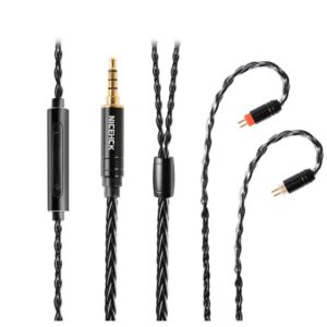 NICEHCK BlackWheat 8 core silver plated copper cable main design