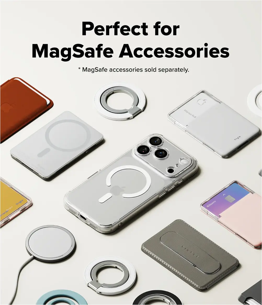 Ringke Fusion MagSafe case for iPhone 17 Pro magnetic support
