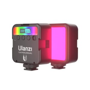 Ulanzi VL49 RGB mini rechargeable light main design for photography lighting